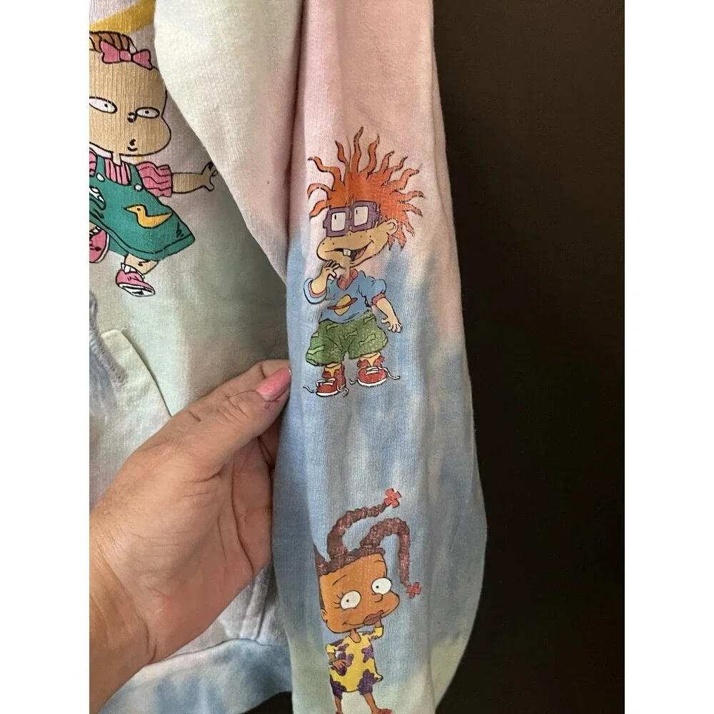 Nickelodeon Rugrats Tie Die Hoodie Sweatshirt In Adult Size Small